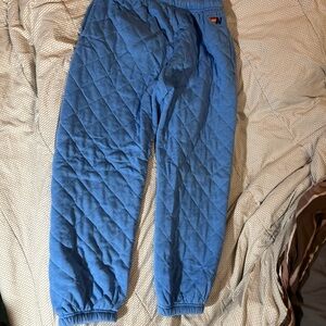 Aviator Nation Light Blue Quilted Pants XL